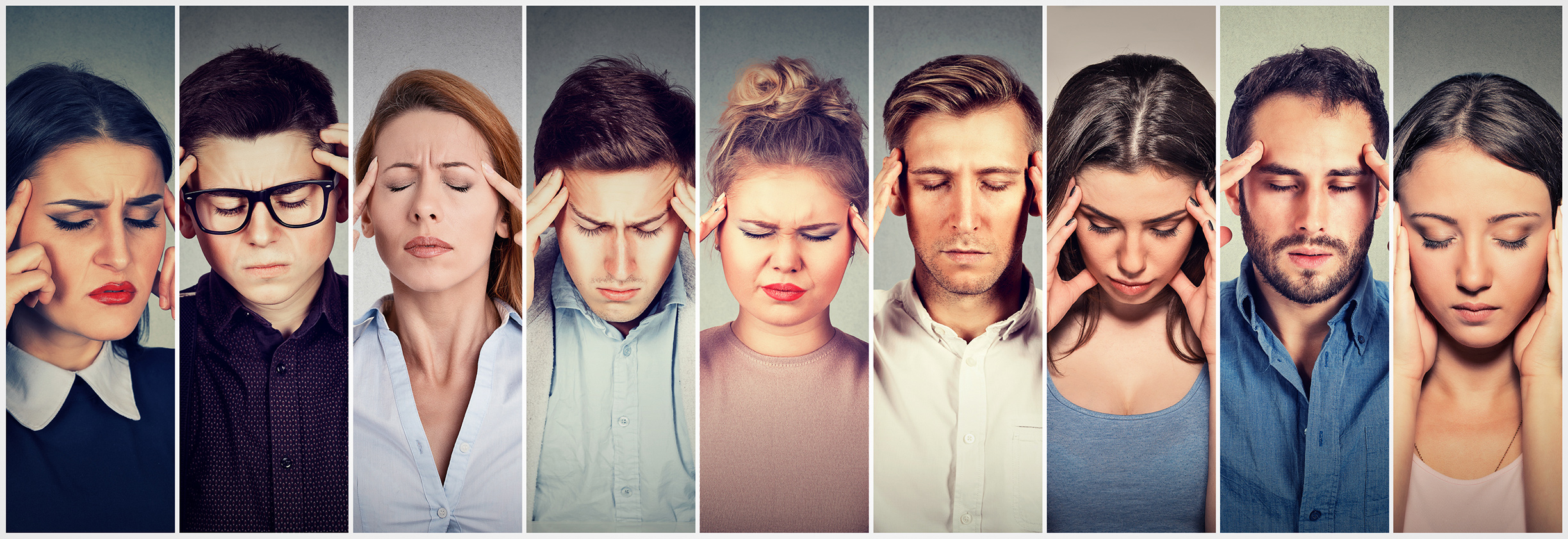 Menschen leiden heutzutage unter Stress Menschen leiden heutzutage unter Stress