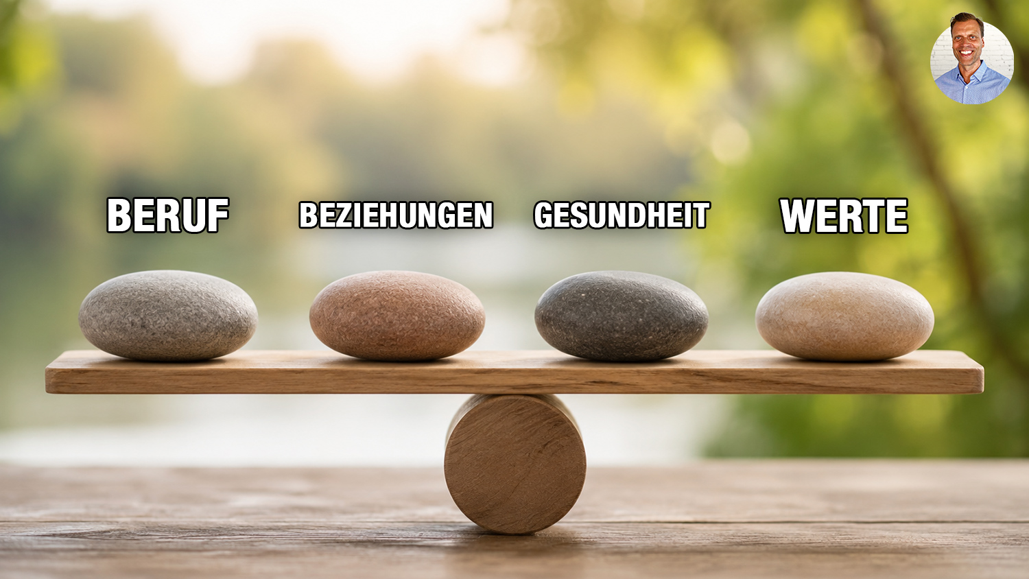 Vier Lebensbereiche im Gleichgewicht – Beruf, Beziehungen, Gesundheit und Werte Vier Lebensbereiche im Gleichgewicht – Beruf, Beziehungen, Gesundheit und Werte